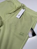 CP COMPANY 100B JOGGING PANT IN COTTON DIAGONAL FLEECE -LIGHT GREEN / 613 - Image 5