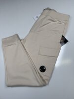 CP COMPANY 017A DIAGONAL RAISED FLEECE JOGGING PANTS IN PISTACHIO/ 402