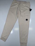 CP COMPANY 017A DIAGONAL RAISED FLEECE JOGGING PANTS IN PISTACHIO/ 402 - Image 3