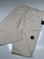 CP COMPANY 017A DIAGONAL RAISED FLEECE JOGGING PANTS IN PISTACHIO/ 402 - Image 4