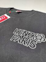 Men's Kenzo Constellation Embellished T-Shirt in black. - Image 8