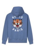 ProductMen's Kenzo Lucky Tiger Oversize Pullover Hoodie in Blue - Image 6