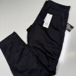 CP Company 061A  Satin Stretch Cargo Pants in Black / 999