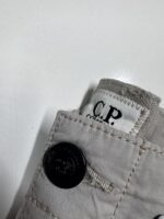 CP Company 296A Cargo Pants in Twill Stretch. - Drizzle Grey - Image 3