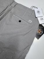 CP Company 296A Cargo Pants in Twill Stretch. - Drizzle Grey - Image 8