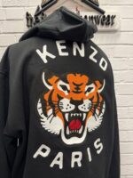 ProductMen's Kenzo Lucky Tiger Oversize Pullover Hoodie in black - Image 8