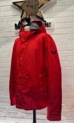PAUL & SHARK YACHTING SERIES HOODED JACKET IN RED    -    6XL    / p2p 30” - Image 8