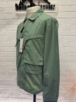 C.P. Company 108A Flatt Nylon Overshirt in Agave Green   -   Large / P2P 22.5” - Image 2