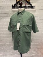 CP COMPANY 213A short sleeve shirt in Cotton Rip-stop -  Large  / p2p 22” - Image 5