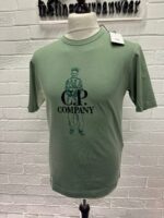 CP Company 302A Jersey 1020 T-Shirt   -   Small / 19” P2P