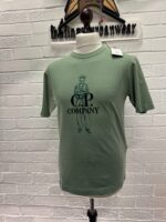 CP Company 302A Jersey 1020 T-Shirt   -   Small / 19” P2P - Image 3