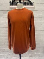 CP Company Jersey1020 Longsleeve T-Shirt in Orange -   Large. / p2p 21.5”