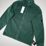 AW26/27     CP Company 147A long sleeve winter corduroy shirt in DK Green -  Large / 23” P2P.