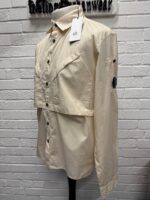 CP COMPANY 212A long sleeve shirt in Cotton Rip-stop - Pistachio  -  Large  / p2p 23” - Image 4