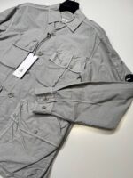 CP Company Flatt Nylon overshirt in Drissle Grey  - XS / p2p 20.5” - Image 2