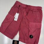 CP COMPANY 179A  Chrome-R Cargo Shorts in Red Bud