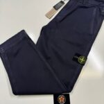 Stone Island Relaxed Men's Chino Pants in Navy.