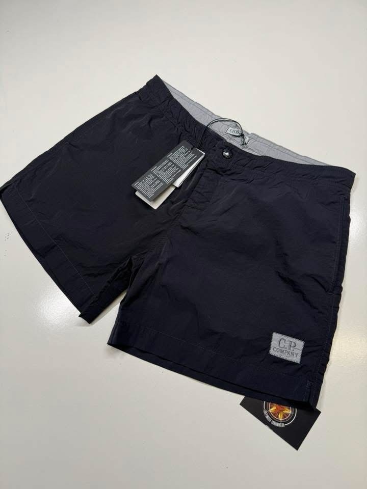 img_9465-2 CP Company 201A Beachwear boxer eco- chrome shorts in Navy / 888 - Image 1