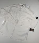 CP Company 301A  Long sleeve Linen Shirt in White - Image 2