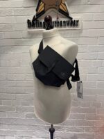 Cp Company 041A satchel type cross bag rubber reps in black - Image 3