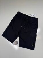 CP Company Light Fleece Bermuda Shorts. - Black - Image 2