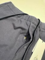 CP Company 046A Bermuda shorts in diagonal fleece - Navy / 888 - Image 3
