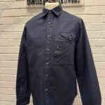 CP Company 207A Cotton/Linen overshirt in Navy / 888