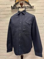CP Company 207A Cotton/Linen overshirt in Navy / 888