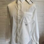 CP Company 248A Mussola light cotton long sleeve shirt in White  - Medium / 22”. P2P