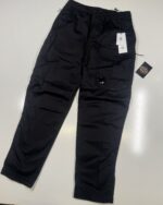 CP Company 058A Satin Stretch Cargo Pants in Black - Image 3