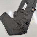 CP Company 056A Satin Stretch Cargo Pants in DK Grey / 935  - Size 54 / W38”/L34”