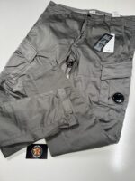 CP Company 056A Satin Stretch Cargo Pants in DK Grey / 935  - Size 54 / W38”/L34” - Image 4