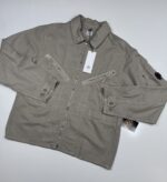 CP Company 103A  Cotton/Linen  overshirt in Vintage khaki / 327