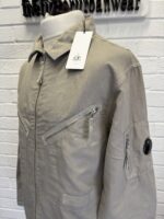 CP Company 103A  Cotton/Linen  overshirt in Vintage khaki / 327 - Image 5