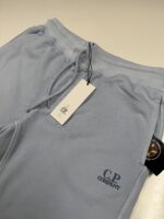 CP Company 101B Bermuda shorts in Cotton  diagonal fleece - Blue / 814 - Image 2