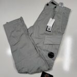 CP Company 056A Satin Stretch Cargo Pants in Grey  - Size 48 / W32”/L33”