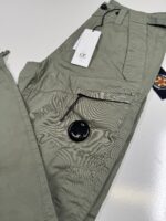 CP Company 276A Cotton Gabardine Cargo Pants in Green Thyme / 669 - Image 2