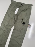CP Company 276A Cotton Gabardine Cargo Pants in Green Thyme / 669 - Image 6