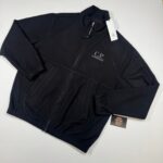 AW 26/27 -   CP COMPANY 317A  open Sweatshirt on wool fleece - Black-  Large / P2P  24.5”