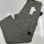 CP Company 093A  50 Fili stretch Cargo Pant in Green Thyme / 669