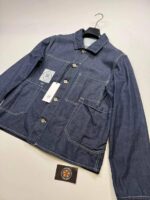 CP COMPANY 3/1 Denim worker Jacket in indigo blue. - Image 2