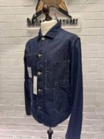 CP COMPANY 3/1 Denim worker Jacket in indigo blue. - Image 5