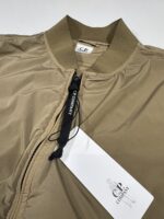 C.P. COMPANY 182A  NYCRA-R BOMBER JACKET IN VINTAGE KHAKI - Image 3