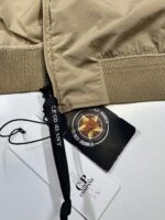 C.P. COMPANY 182A  NYCRA-R BOMBER JACKET IN VINTAGE KHAKI - Image 6