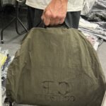 CP COMPANY 255A BAG/ BACKPACK - PLAIN PAPER TOUCH IN IVY GREEN  -Multiple ways to wear/use