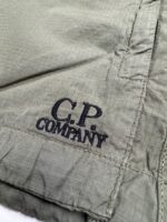 CP Company 273A  Bermuda Cargo shorts in Cotton rip- stop in green thyme / 669 - Image 2