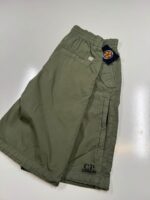 CP Company 273A  Bermuda Cargo shorts in Cotton rip- stop in green thyme / 669 - Image 3