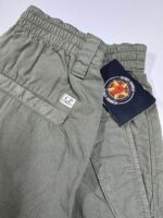 CP Company 273A  Bermuda Cargo shorts in Cotton rip- stop in green thyme / 669 - Image 4