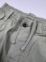 CP Company 273A  Bermuda Cargo shorts in Cotton rip- stop in green thyme / 669 - Image 5