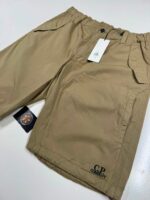 CP Company 273A   Bermuda Cargo shorts in Cotton rip- stop in Tree House khaki / 305 - Image 4